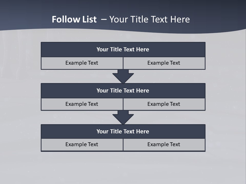 A Person Standing In The Snow Holding An Umbrella PowerPoint Template