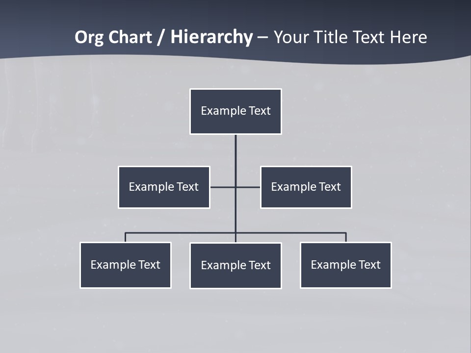 A Person Standing In The Snow Holding An Umbrella PowerPoint Template
