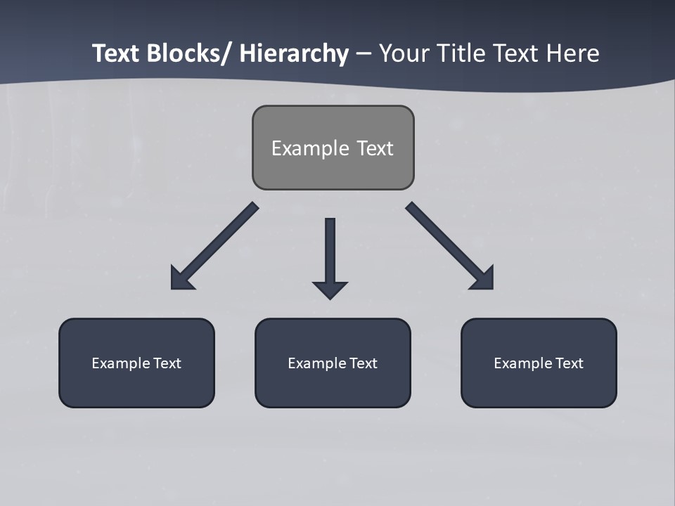 A Person Standing In The Snow Holding An Umbrella PowerPoint Template
