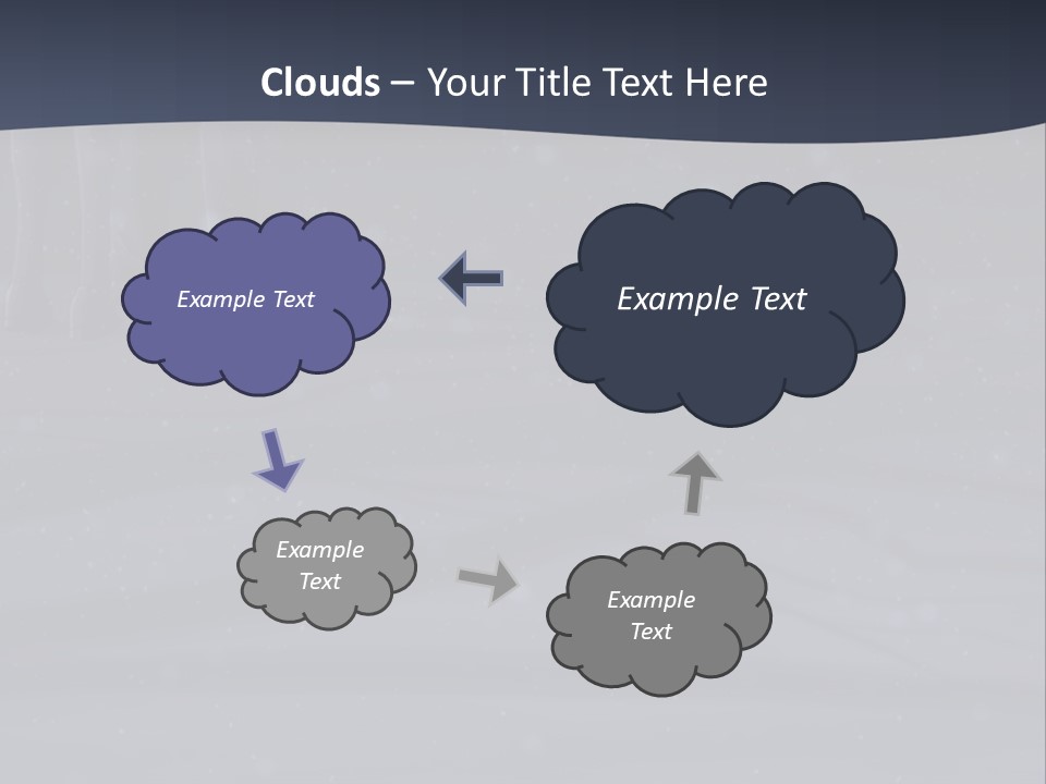 A Person Standing In The Snow Holding An Umbrella PowerPoint Template