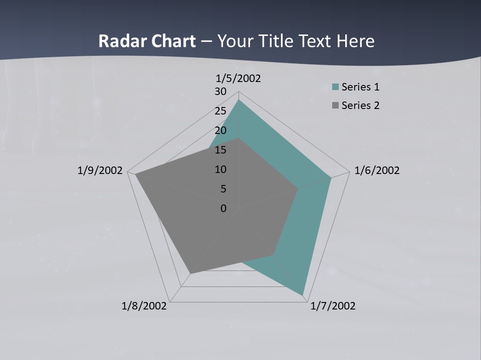 A Person Standing In The Snow Holding An Umbrella PowerPoint Template