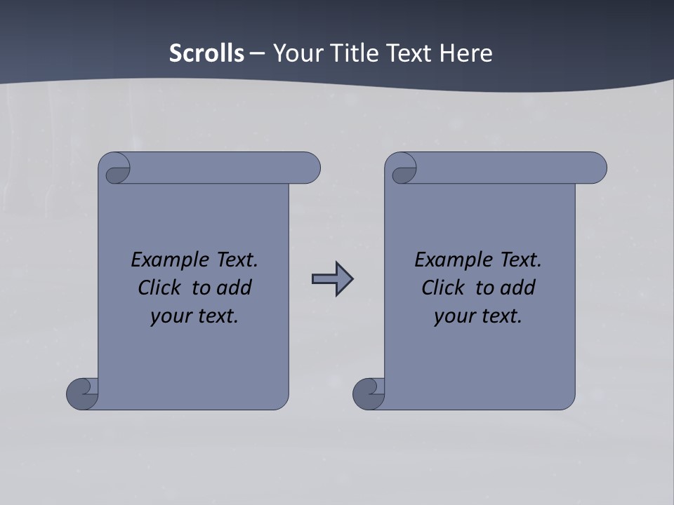 A Person Standing In The Snow Holding An Umbrella PowerPoint Template