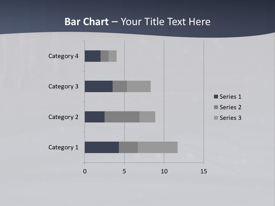 A Person Standing In The Snow Holding An Umbrella PowerPoint Template