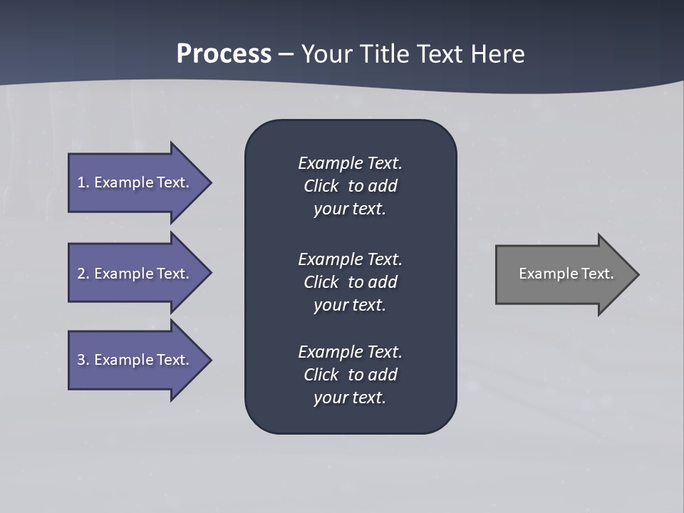 A Person Standing In The Snow Holding An Umbrella PowerPoint Template