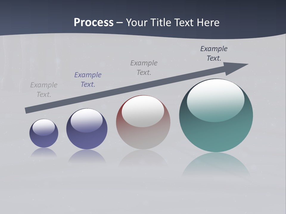 A Person Standing In The Snow Holding An Umbrella PowerPoint Template