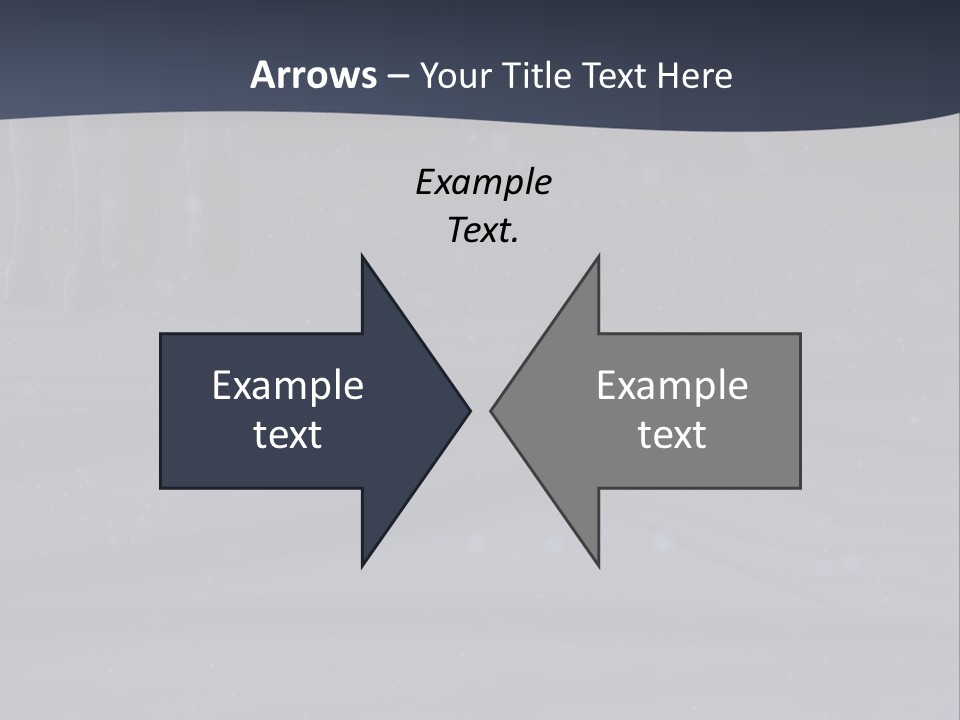 A Person Standing In The Snow Holding An Umbrella PowerPoint Template