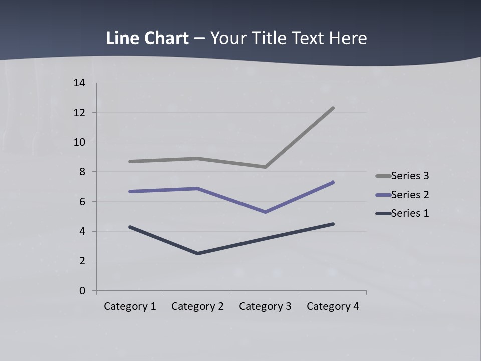 A Person Standing In The Snow Holding An Umbrella PowerPoint Template