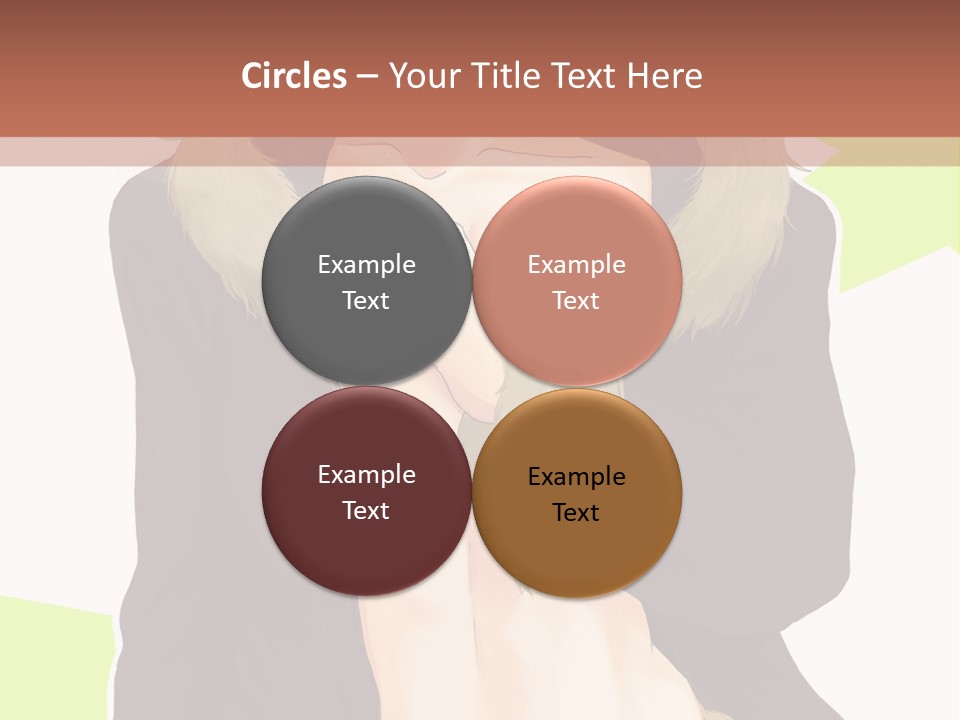 A Man In A Fur Coat With His Hands On His Chest PowerPoint Template