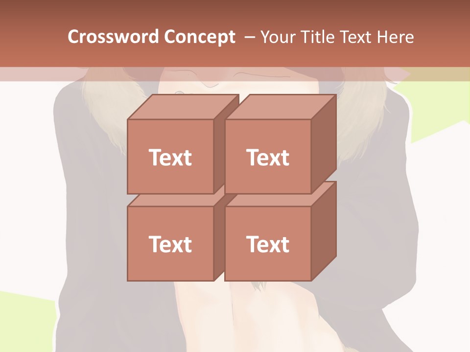 A Man In A Fur Coat With His Hands On His Chest PowerPoint Template