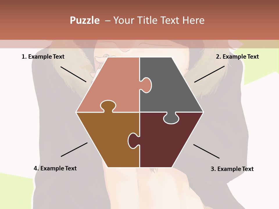 A Man In A Fur Coat With His Hands On His Chest PowerPoint Template