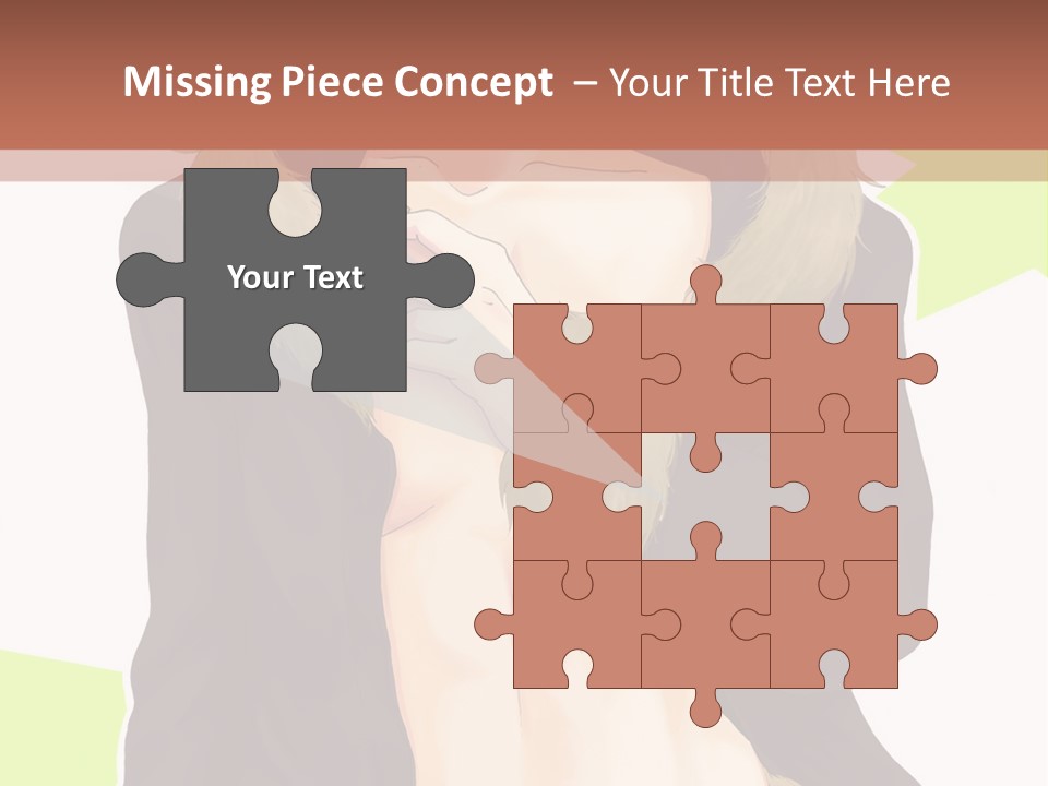 A Man In A Fur Coat With His Hands On His Chest PowerPoint Template