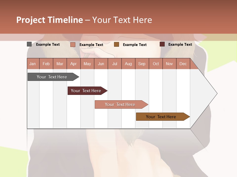 A Man In A Fur Coat With His Hands On His Chest PowerPoint Template