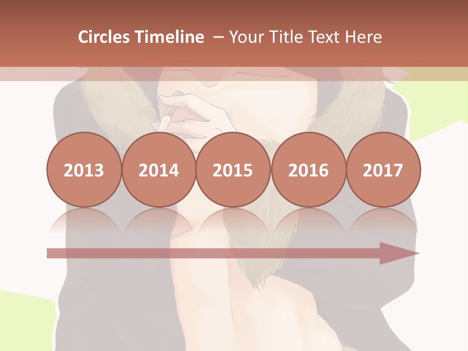 A Man In A Fur Coat With His Hands On His Chest PowerPoint Template