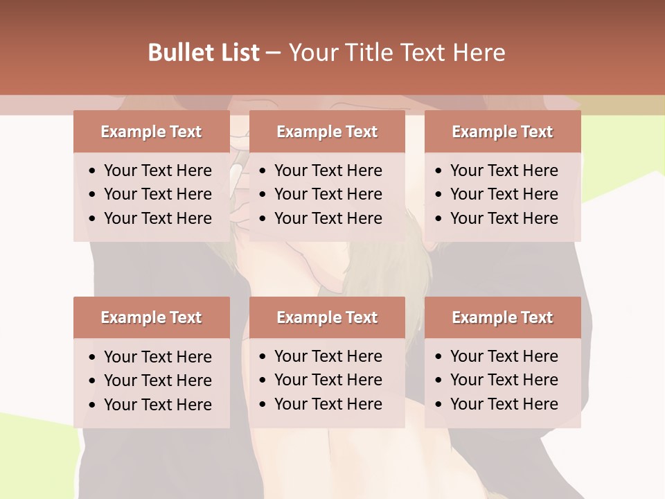 A Man In A Fur Coat With His Hands On His Chest PowerPoint Template