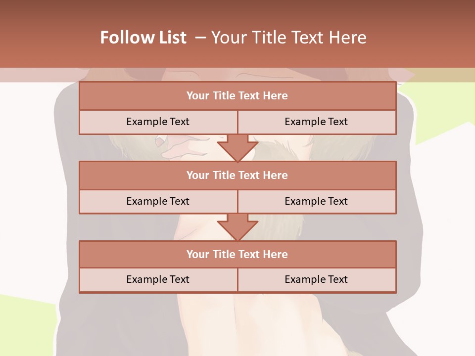 A Man In A Fur Coat With His Hands On His Chest PowerPoint Template