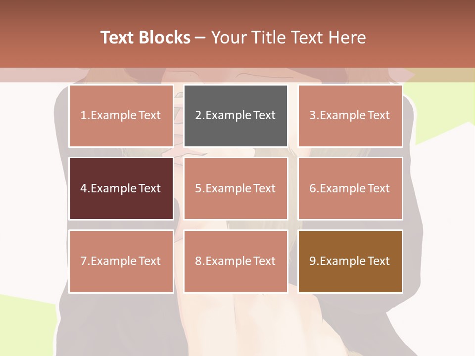 A Man In A Fur Coat With His Hands On His Chest PowerPoint Template