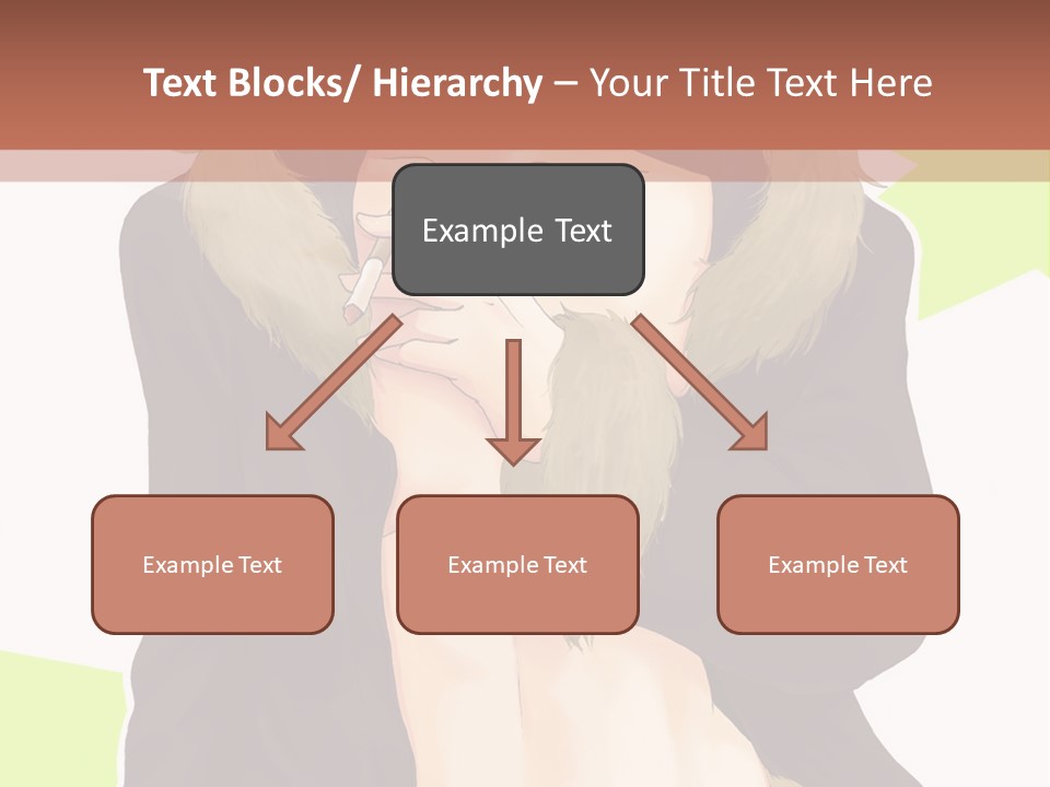 A Man In A Fur Coat With His Hands On His Chest PowerPoint Template