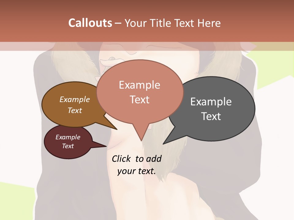 A Man In A Fur Coat With His Hands On His Chest PowerPoint Template
