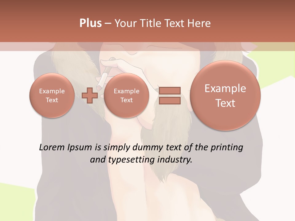 A Man In A Fur Coat With His Hands On His Chest PowerPoint Template
