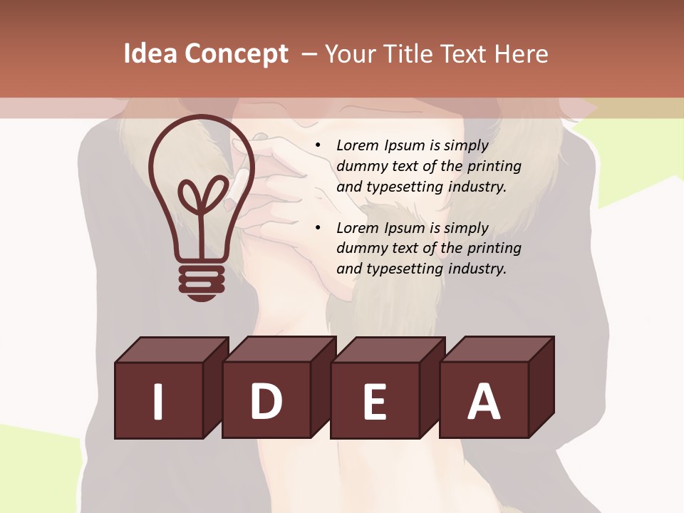 A Man In A Fur Coat With His Hands On His Chest PowerPoint Template