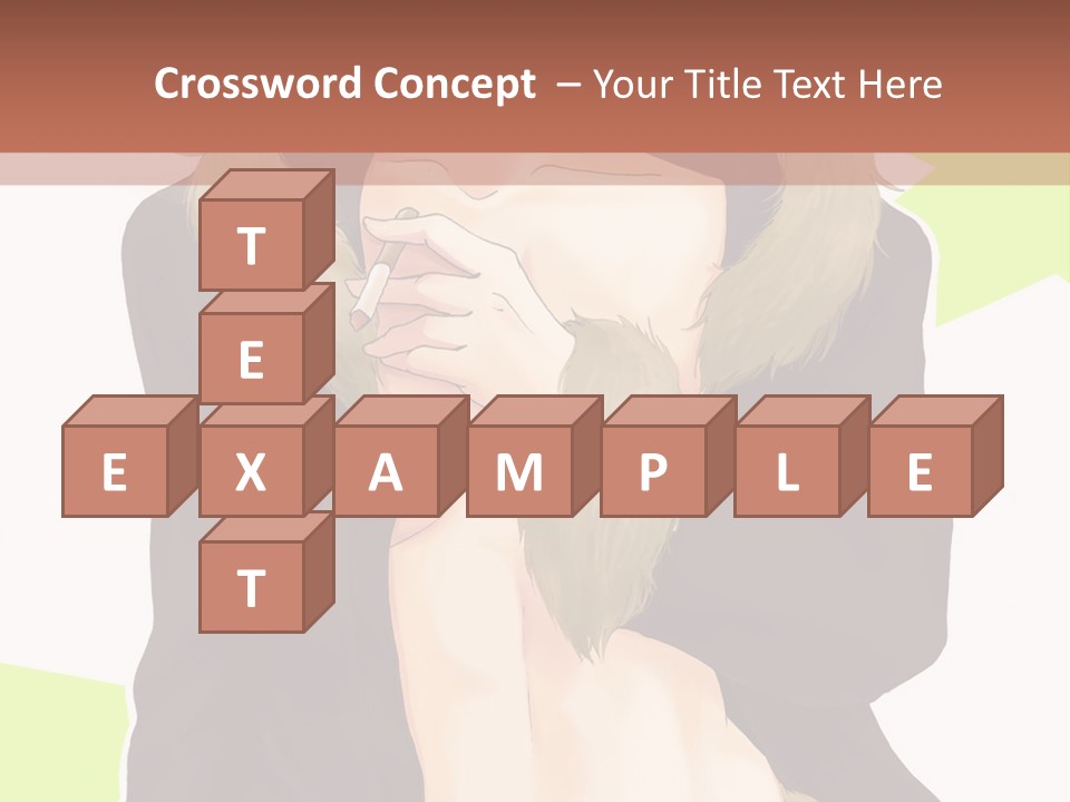 A Man In A Fur Coat With His Hands On His Chest PowerPoint Template