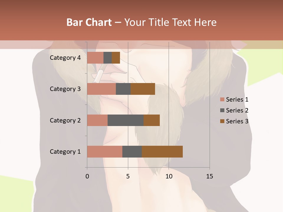 A Man In A Fur Coat With His Hands On His Chest PowerPoint Template