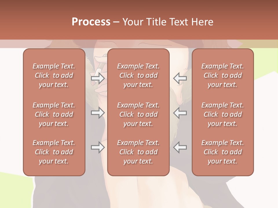 A Man In A Fur Coat With His Hands On His Chest PowerPoint Template