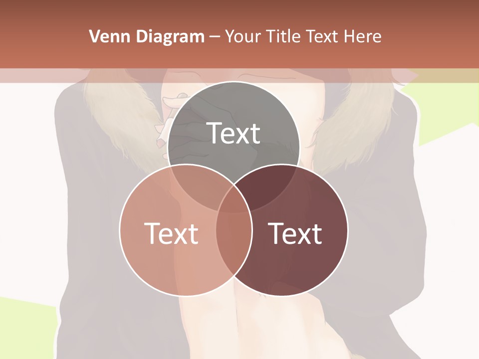 A Man In A Fur Coat With His Hands On His Chest PowerPoint Template