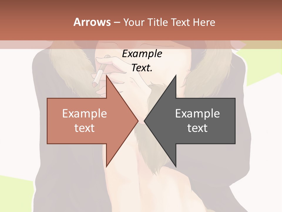 A Man In A Fur Coat With His Hands On His Chest PowerPoint Template