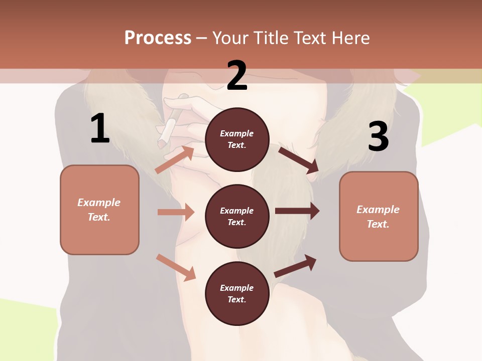 A Man In A Fur Coat With His Hands On His Chest PowerPoint Template