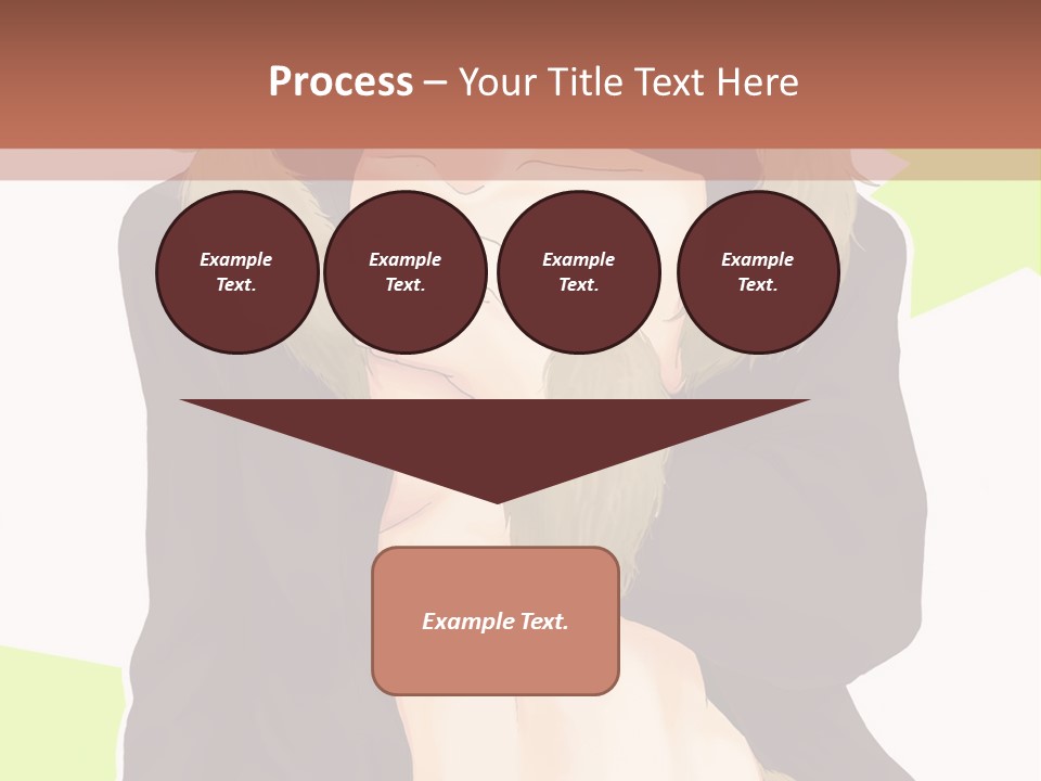 A Man In A Fur Coat With His Hands On His Chest PowerPoint Template