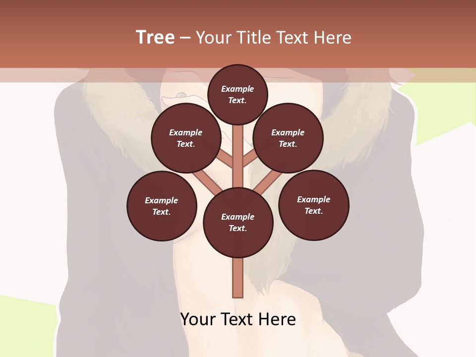 A Man In A Fur Coat With His Hands On His Chest PowerPoint Template