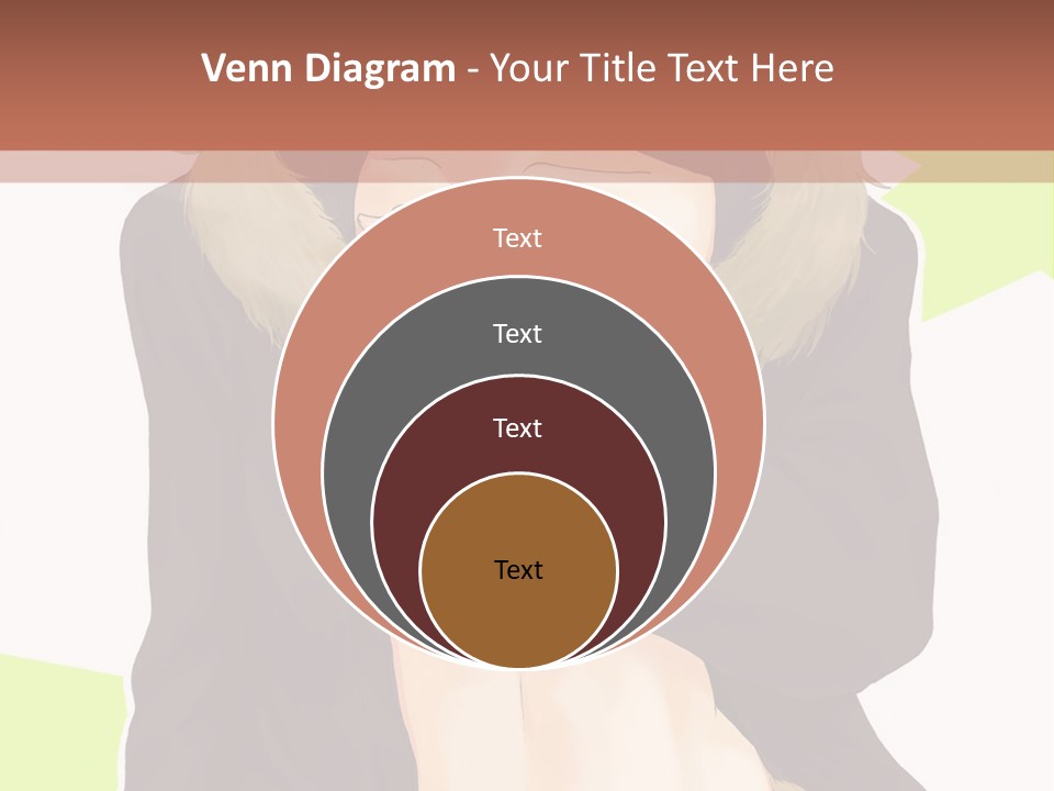 A Man In A Fur Coat With His Hands On His Chest PowerPoint Template