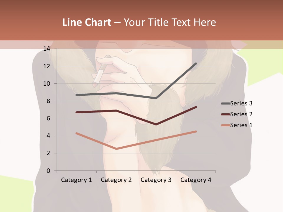 A Man In A Fur Coat With His Hands On His Chest PowerPoint Template