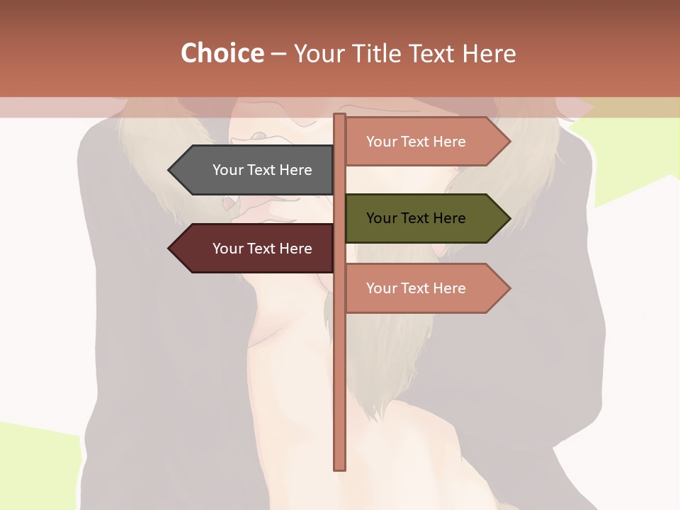 A Man In A Fur Coat With His Hands On His Chest PowerPoint Template