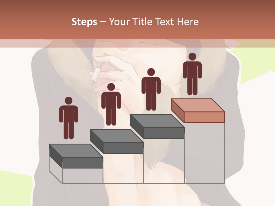 A Man In A Fur Coat With His Hands On His Chest PowerPoint Template