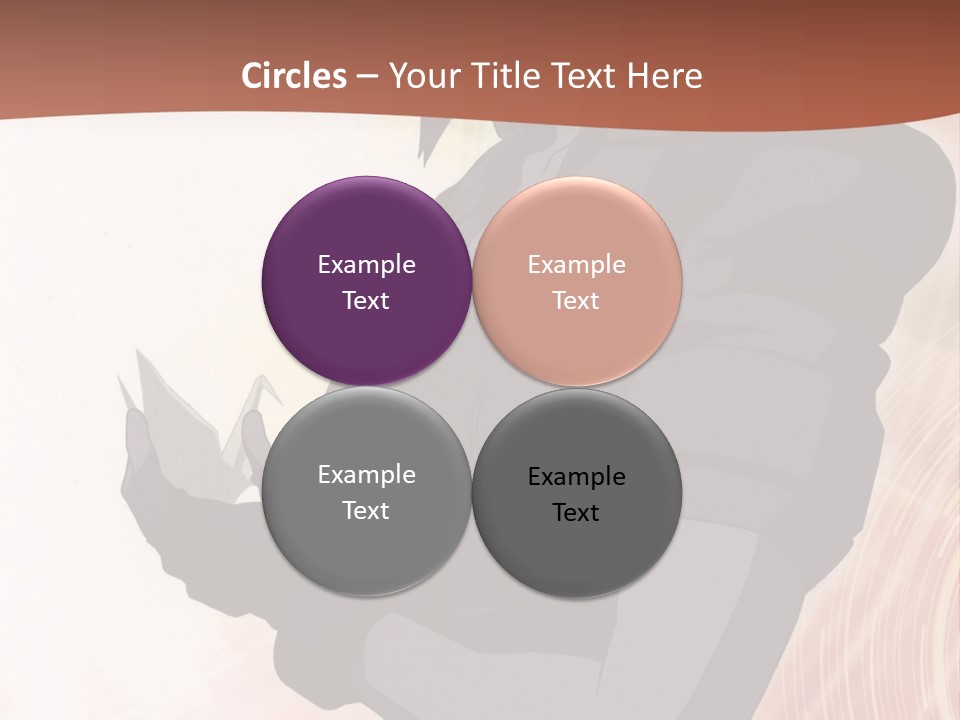 A Woman With Purple Hair Standing In Front Of A Red Background PowerPoint Template