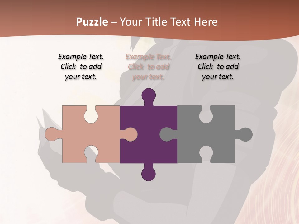 A Woman With Purple Hair Standing In Front Of A Red Background PowerPoint Template