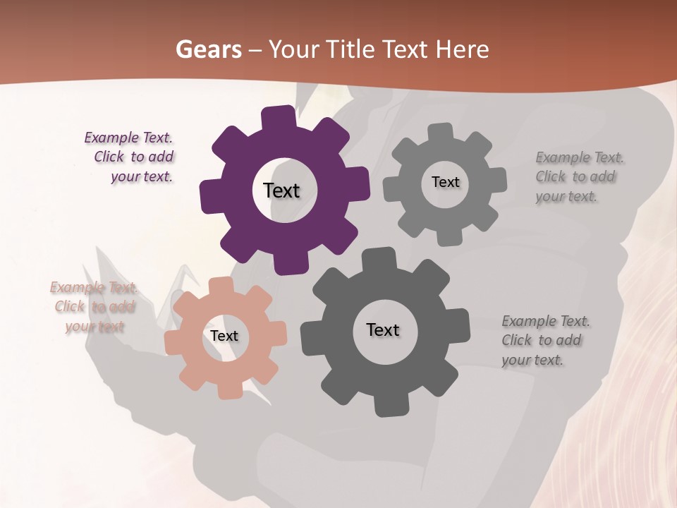 A Woman With Purple Hair Standing In Front Of A Red Background PowerPoint Template