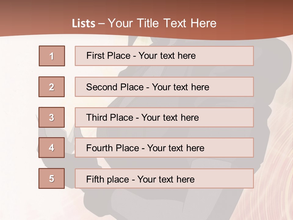 A Woman With Purple Hair Standing In Front Of A Red Background PowerPoint Template