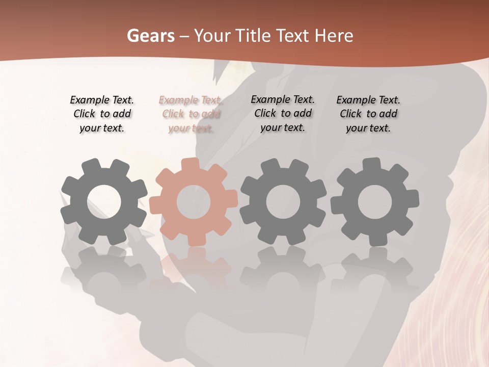 A Woman With Purple Hair Standing In Front Of A Red Background PowerPoint Template