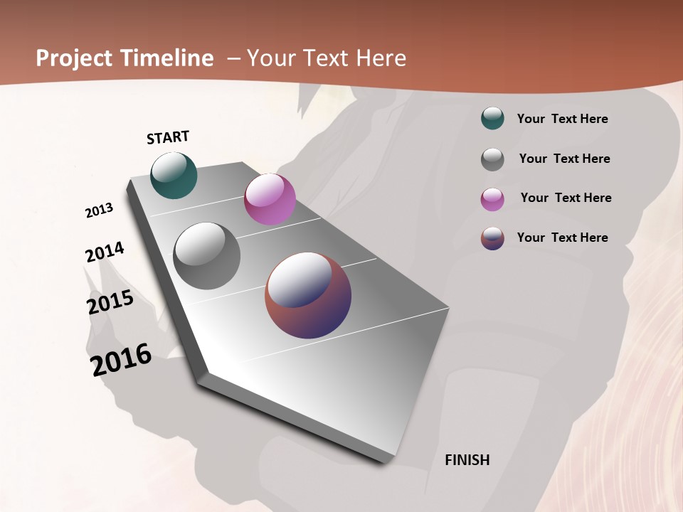 A Woman With Purple Hair Standing In Front Of A Red Background PowerPoint Template