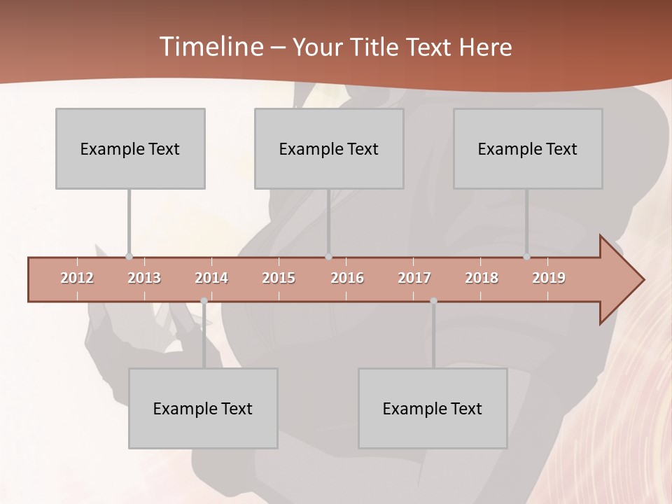 A Woman With Purple Hair Standing In Front Of A Red Background PowerPoint Template