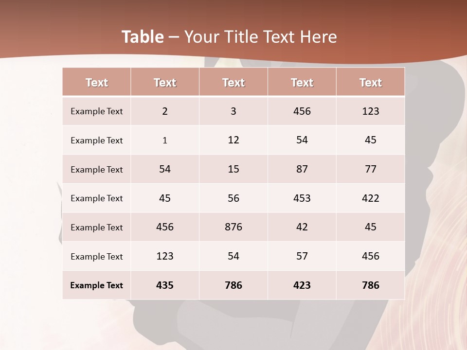 A Woman With Purple Hair Standing In Front Of A Red Background PowerPoint Template