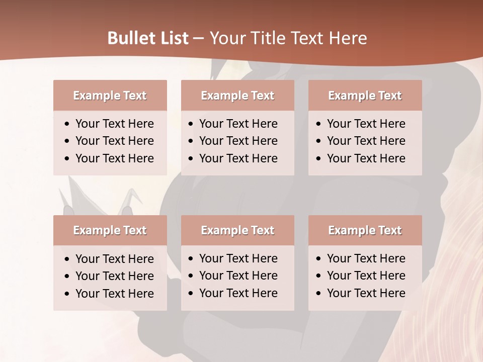 A Woman With Purple Hair Standing In Front Of A Red Background PowerPoint Template