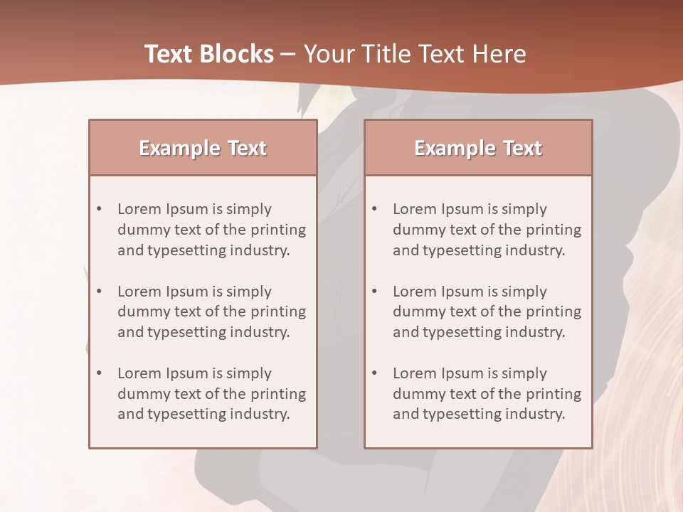 A Woman With Purple Hair Standing In Front Of A Red Background PowerPoint Template