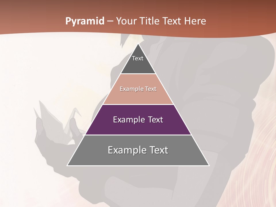 A Woman With Purple Hair Standing In Front Of A Red Background PowerPoint Template