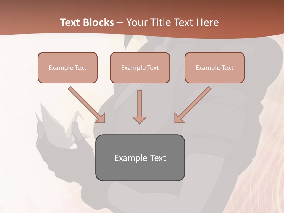 A Woman With Purple Hair Standing In Front Of A Red Background PowerPoint Template