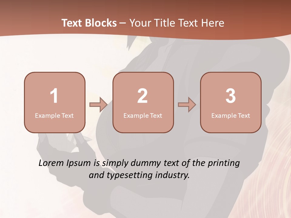 A Woman With Purple Hair Standing In Front Of A Red Background PowerPoint Template