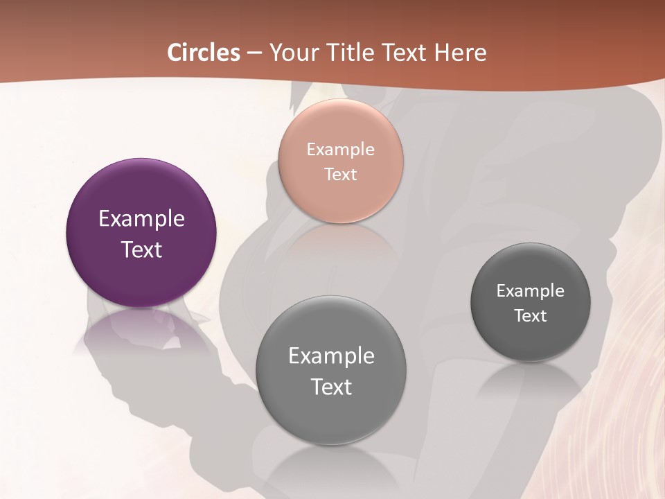 A Woman With Purple Hair Standing In Front Of A Red Background PowerPoint Template